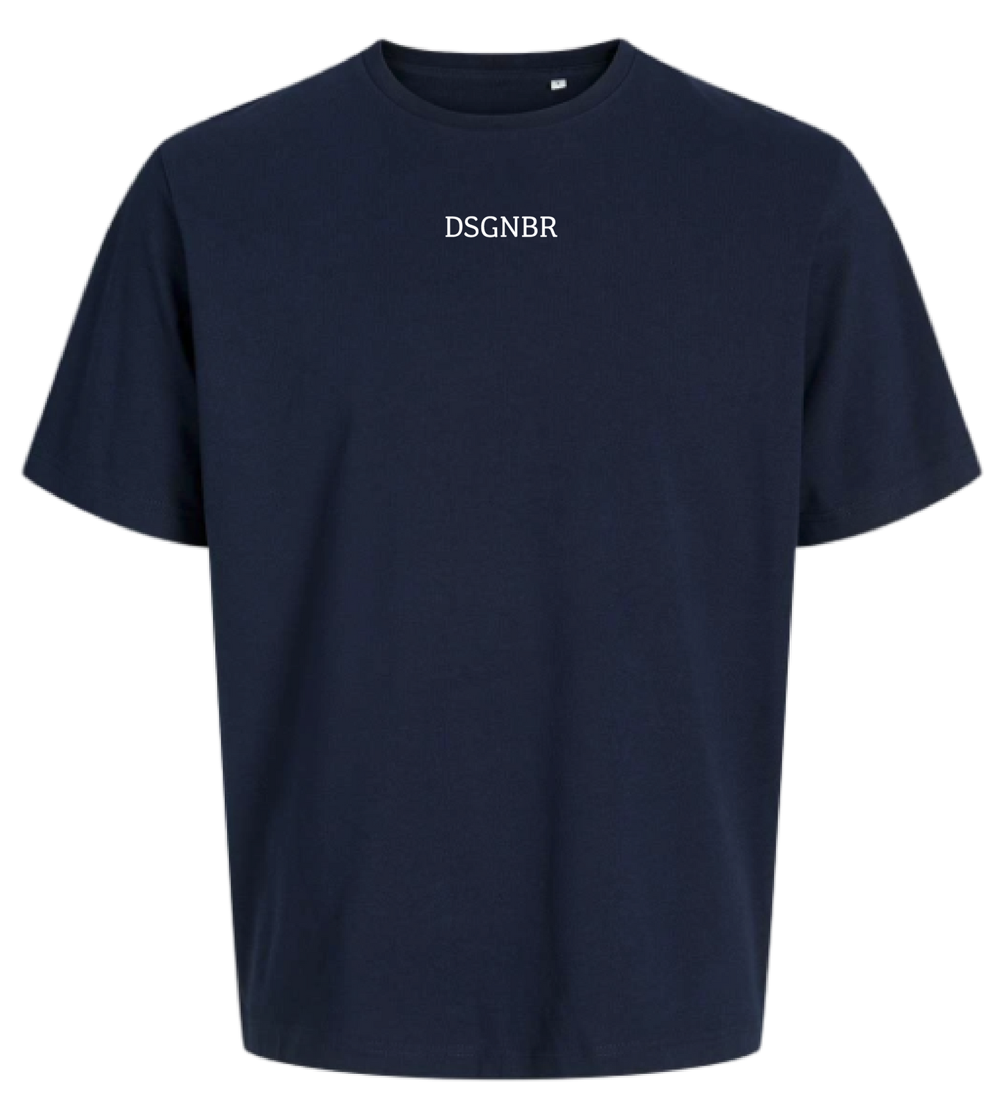 DSGNBR T-Shirt Unisex Navy mit Brustschriftzug