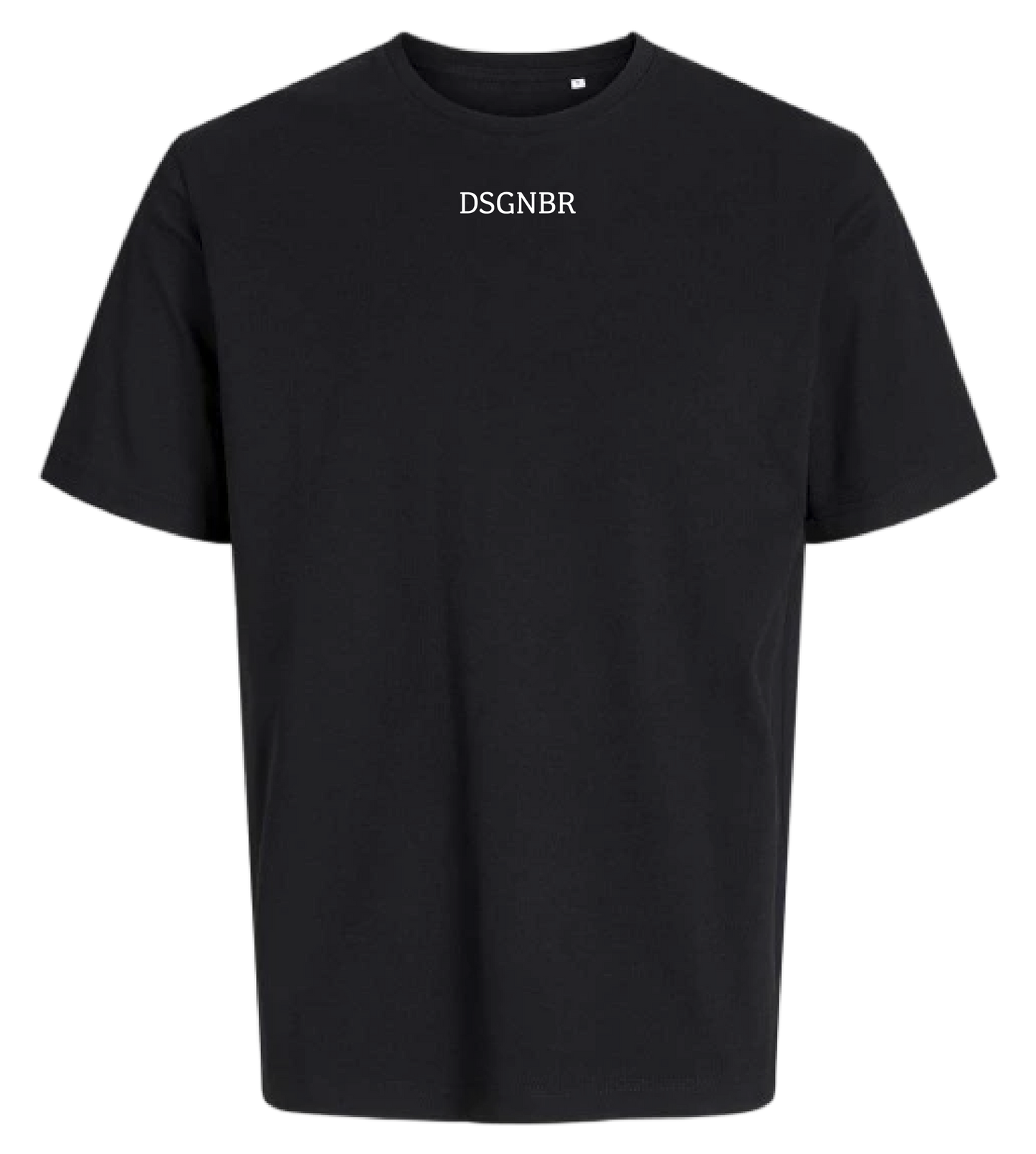 DSGNBR T-Shirt Unisex Black mit Brustschriftzug