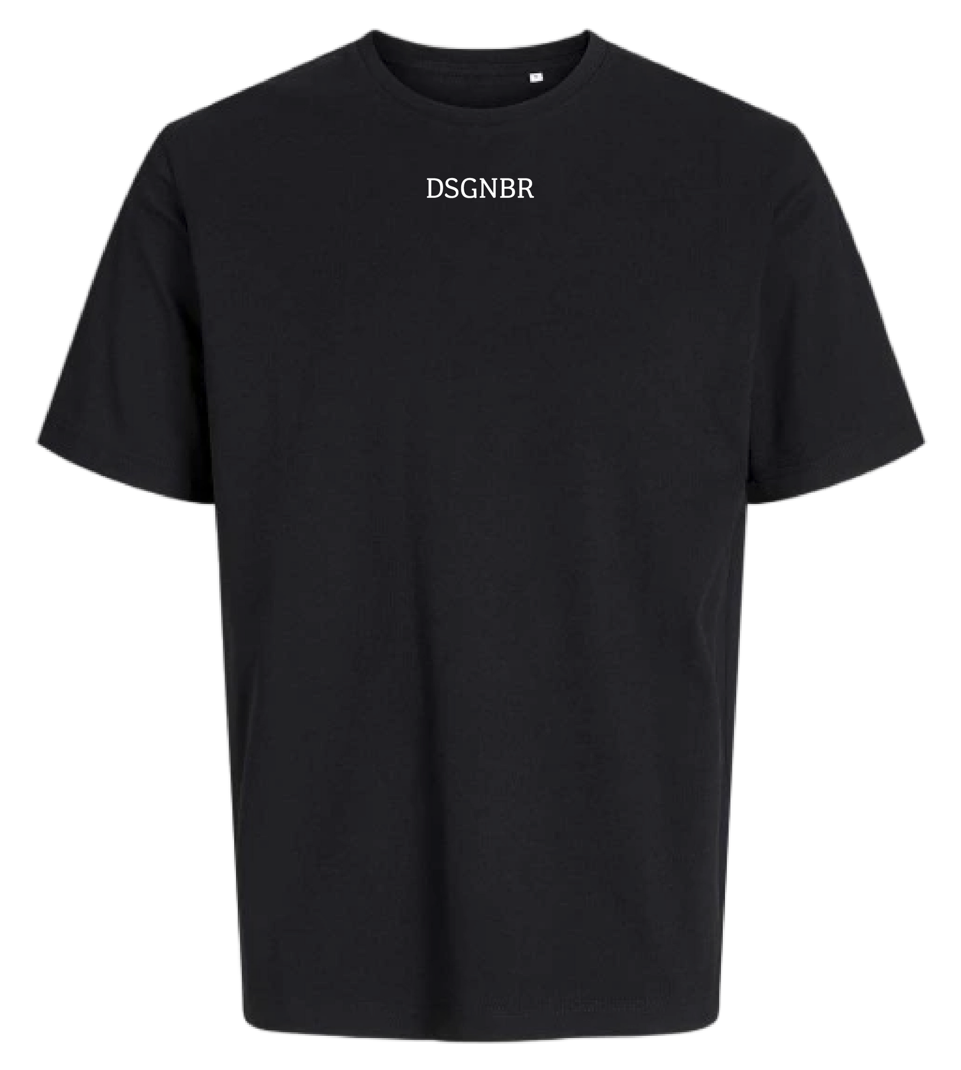 DSGNBR T-Shirt Unisex Black mit Brustschriftzug