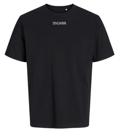 DSGNBR T-Shirt Unisex Black mit Brustschriftzug
