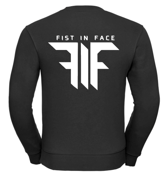 FIF Fist in Face Unisex Sweatshirt Black back