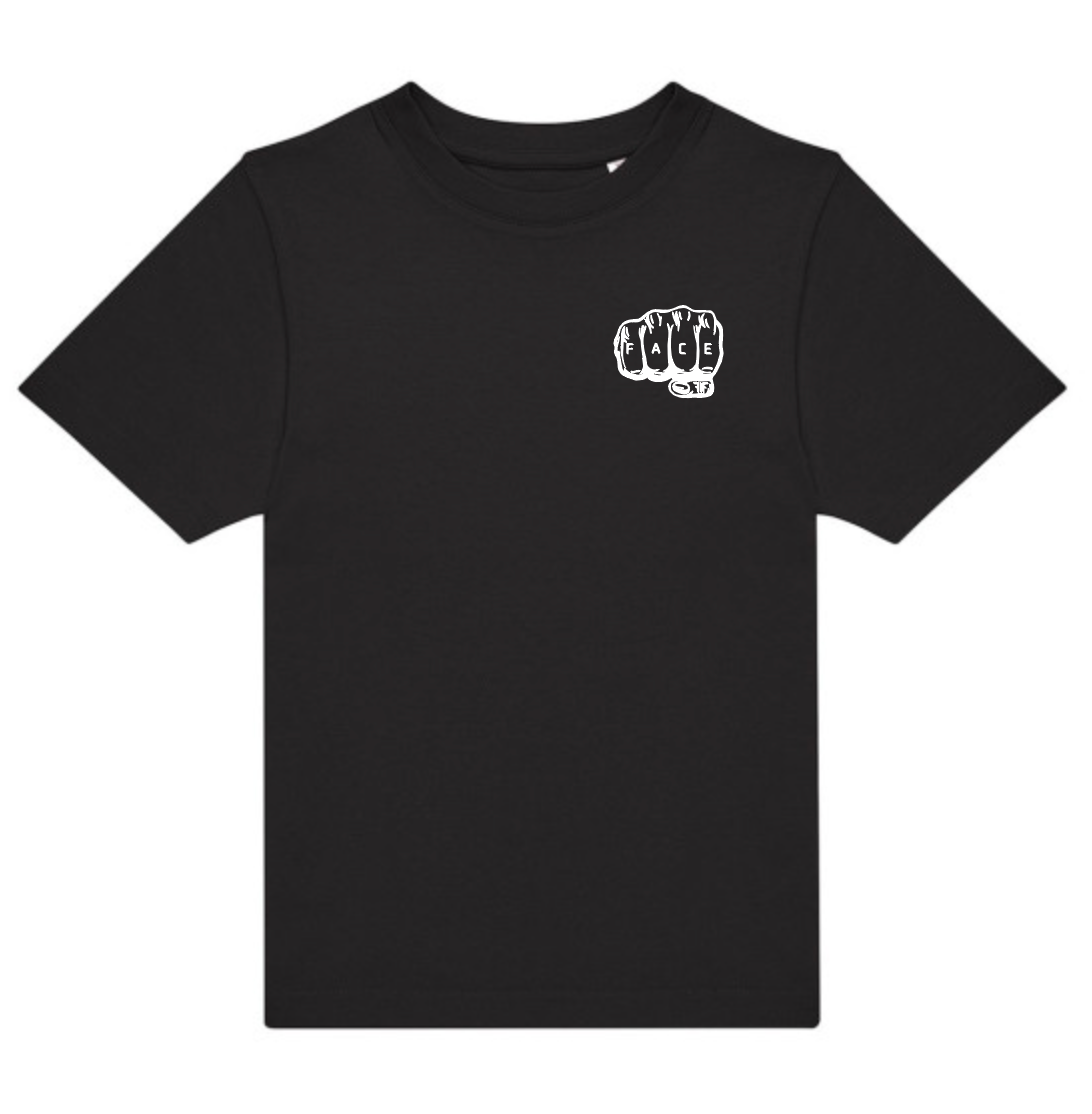 FIF Fist in Face Kids' T-Shirt Black front