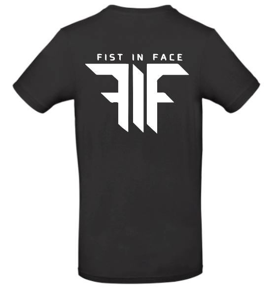FIF Fist in Face Unisex T-Shirt Black back
