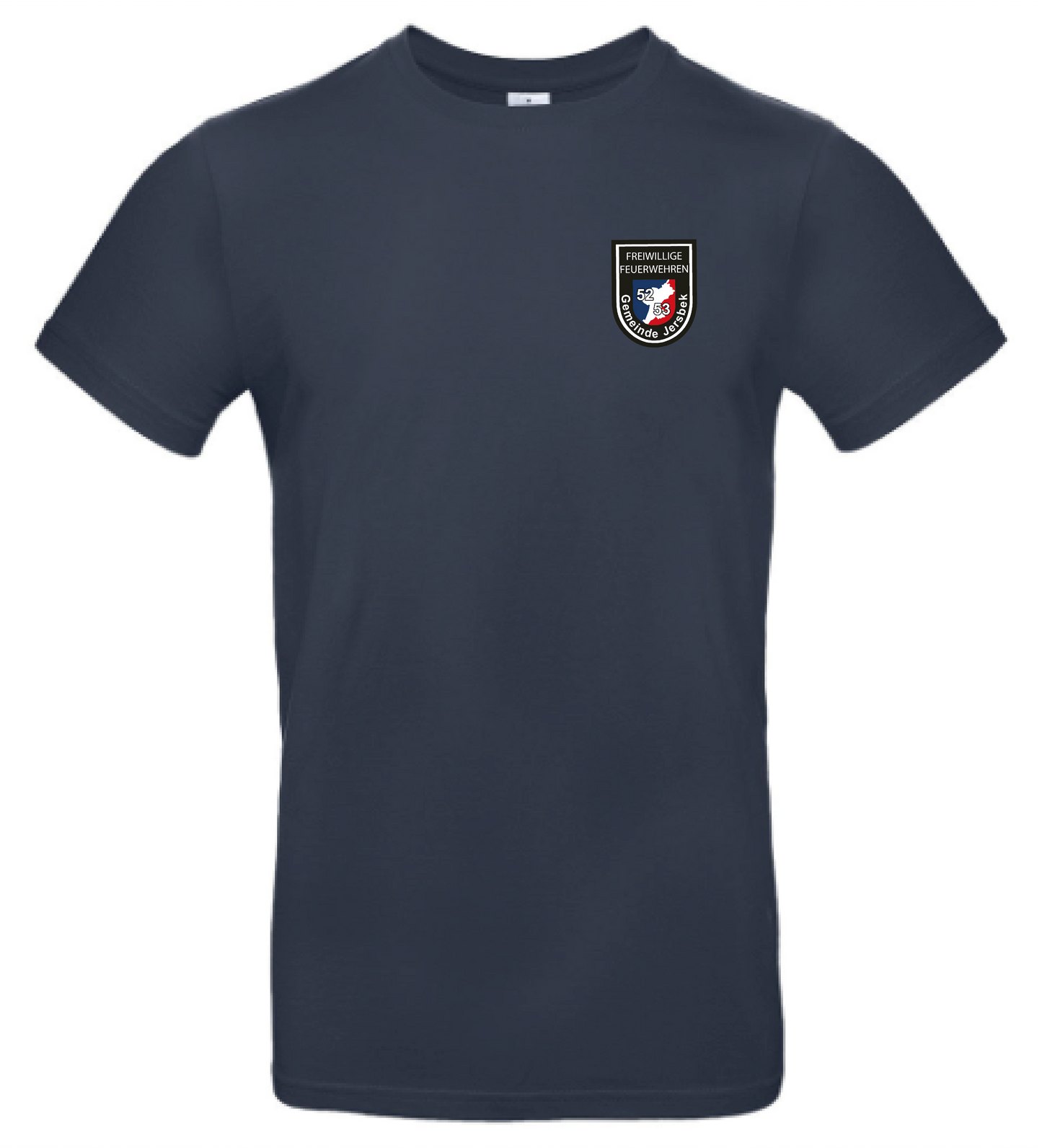 FF53 T-Shirt Navy mit weißem Feuerwehr-Logo – Freiwillige Feuerwehr Klein Hansdorf/Timmerhorn