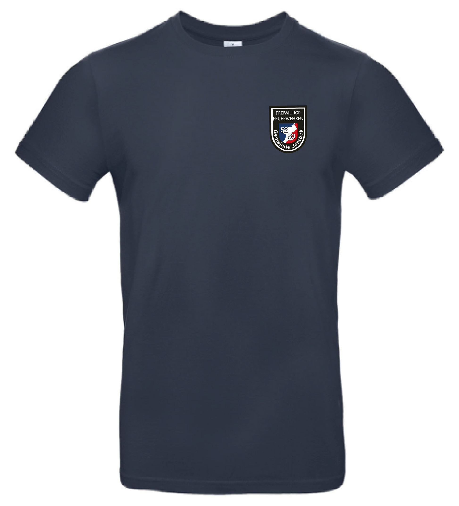 FF53 T-Shirt Navy mit weißem Feuerwehr-Logo – Freiwillige Feuerwehr Klein Hansdorf/Timmerhorn