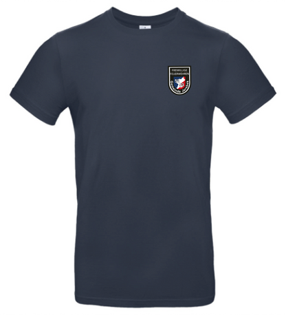 FF53 T-Shirt Navy mit weißem Feuerwehr-Logo – Freiwillige Feuerwehr Klein Hansdorf/Timmerhorn
