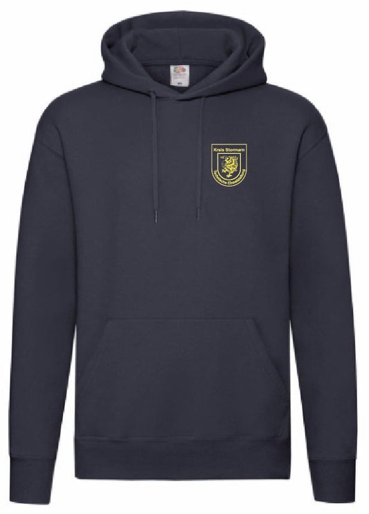 TEL Hoodie Unisex Navy mit gelbem Wappen