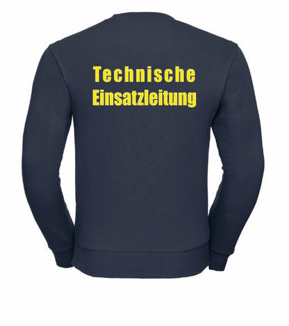 TEL Sweatshirt Unisex Navy – Rückansicht