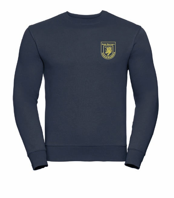 TEL Sweatshirt Unisex Navy mit gelbem Wappen