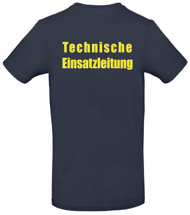 TEL T-Shirt Unisex Navy – Rückansicht