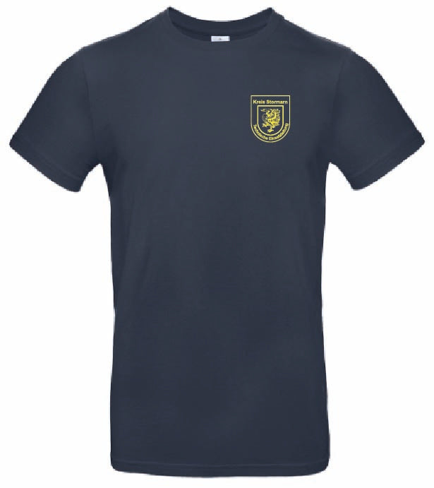 TEL T-Shirt Unisex Navy mit gelbem Wappen