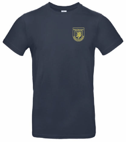 TEL T-Shirt Unisex Navy mit gelbem Wappen