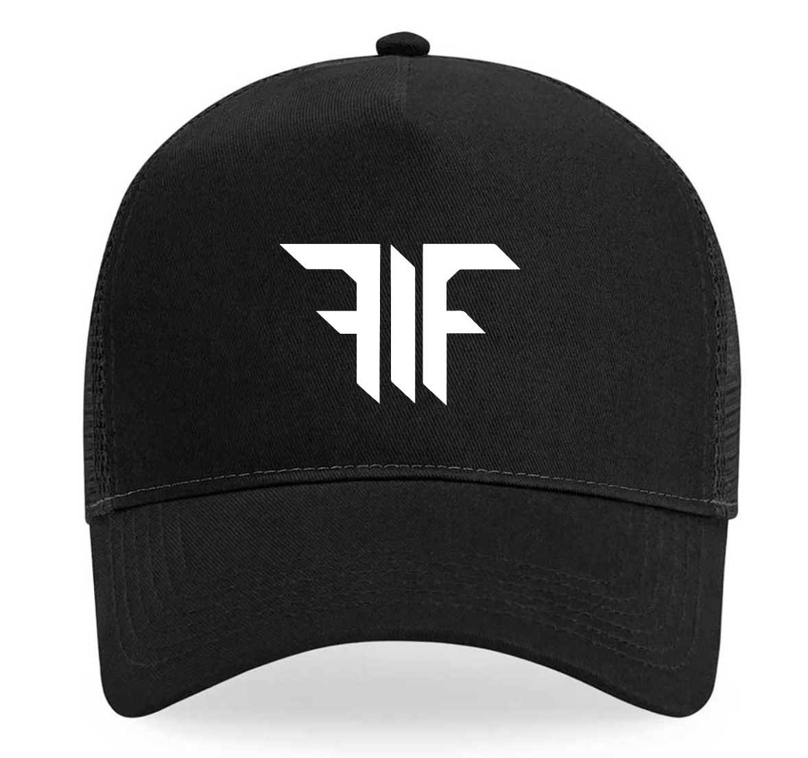 FIF Fist in Face Trucker Cap Black front