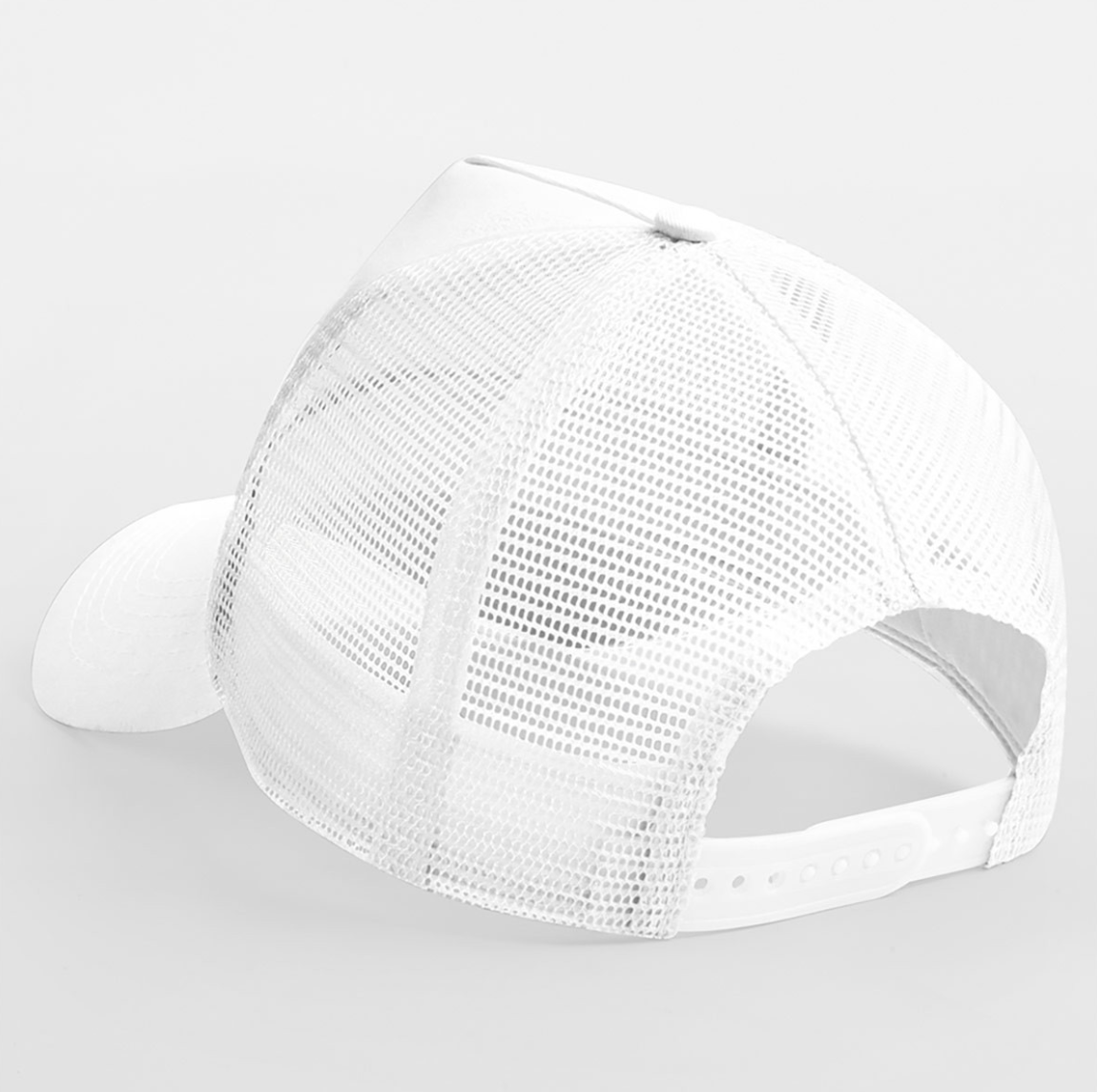 Trucker Cap White Back